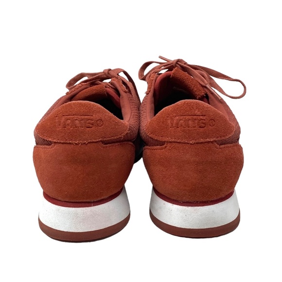 VANS Runner Sneakers Low Top Shoes Men's Size Casual Suede Red ALSU01646 - Picture 6 of 9